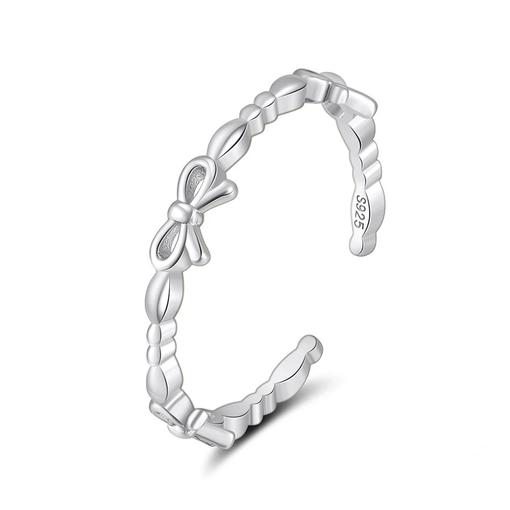 ADJUSTABLE STACKING RING IN STERLING SILVER