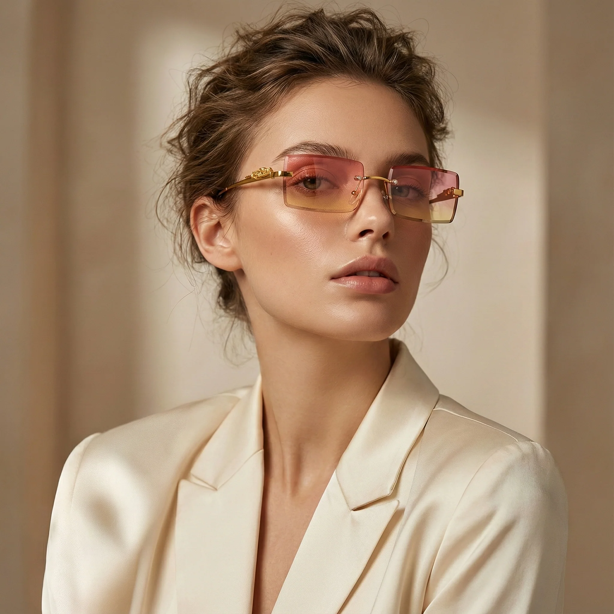 IMPERIAL DRAGON RIMLESS SUNGLASSES